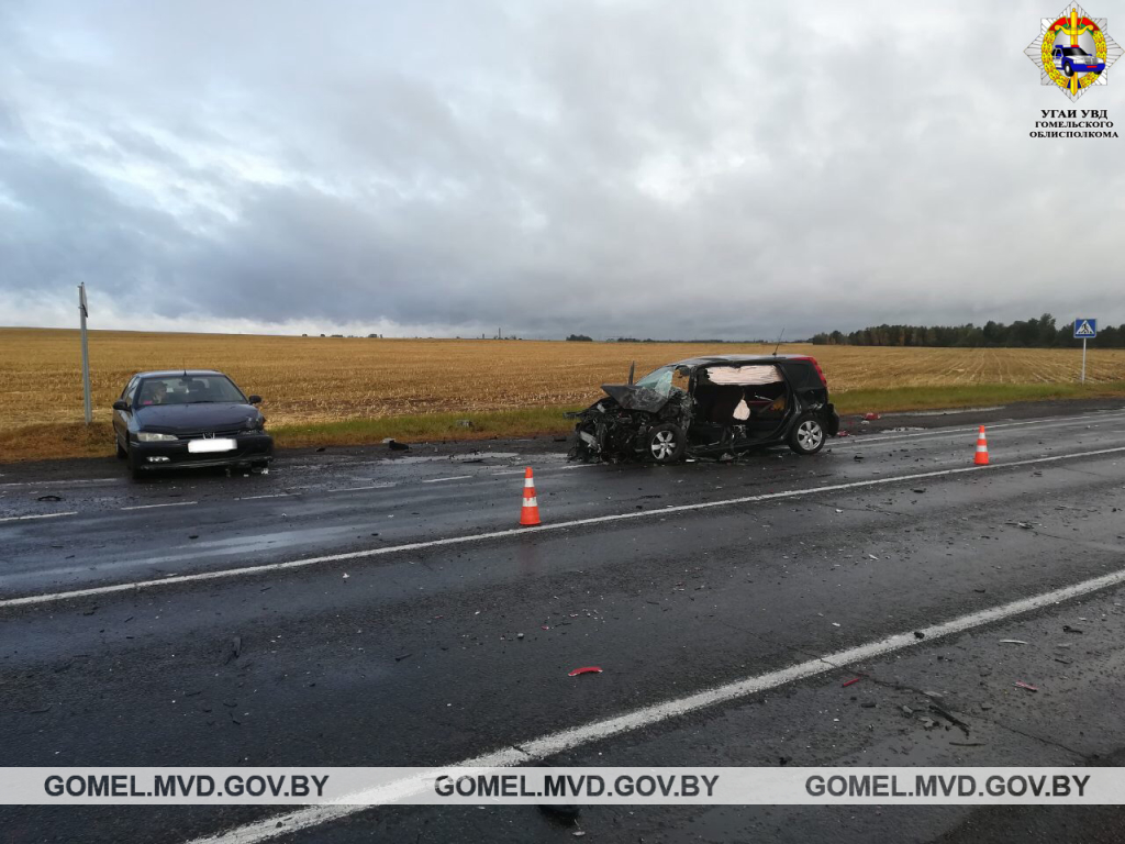 Около Мозыря в ДТП с участием трех авто пострадали четыре человека