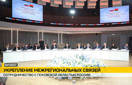 Витебск и Псковская область укрепляют связи в промышленности и культуре