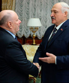 Александр Лукашенко на встрече с российским предпринимателем Владимиром Потаниным: Есть соприкосновение многих интересов