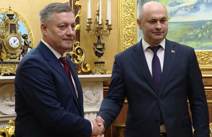 Губернатор Иркутской области встретился с послом Беларуси в Москве