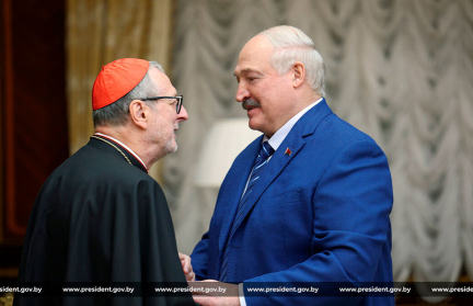 А. Лукашенко встретился с кардиналом Гуджеротти – спецпосланником Папы Римского