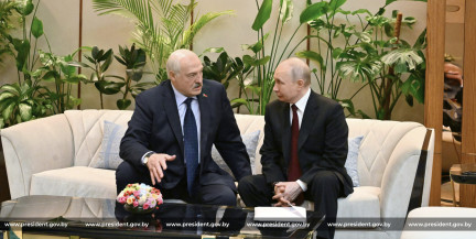 Александр Лукашенко провел встречу с Владимиром Путиным