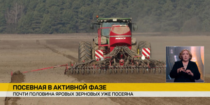 Аграрии засеяли почти половину площадей под ранние яровые