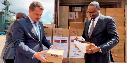 Беларусь передала Кении гуманитарный груз общей массой 7,5 т