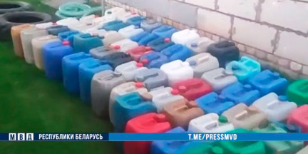 На Минщине раскрыто крупное хищение топлива: у механизатора изъяли 2,5 тонны дизтоплива