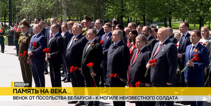 Белорусская диаспора и дипломаты возложили венок к Могиле Неизвестного Солдата