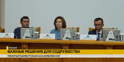 Пленарная сессия Межпарламентской ассамблеи СНГ проходит в Санкт-Петербурге