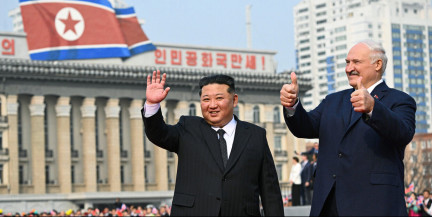 Торжественная церемония встречи Александра Лукашенко и Ким Чен Ына прошла в Пхеньяне