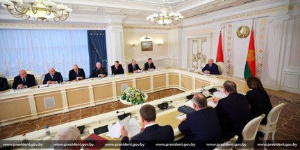 Совещание Президента Беларуси с руководством Совмина проходит во Дворце Независимости