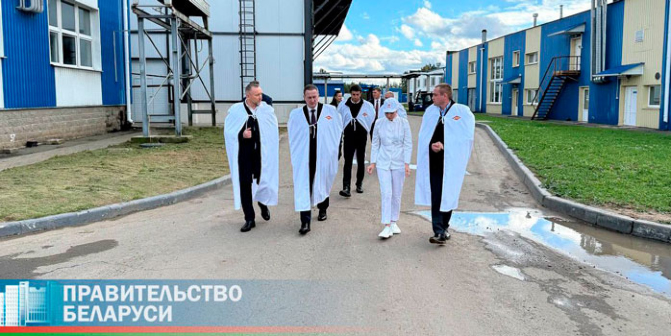 Премьер министр Беларуси побывал на ОАО «Агрокомбинат “Дзержинский”»