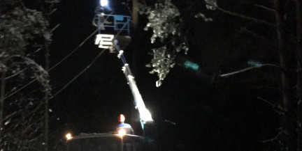 Белорусские энергетики восстанавливают подачу электроснабжения в районах, пострадавших от непогоды