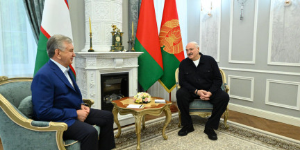 Лукашенко и Мирзиёев проводят встречу в Минске