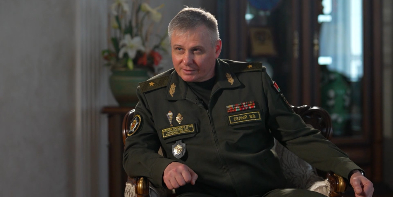 Владимир Белый, начальник Генштаба ВС Беларуси: создание десантного соединения в Гомельской области, обстановка на границе с Украиной