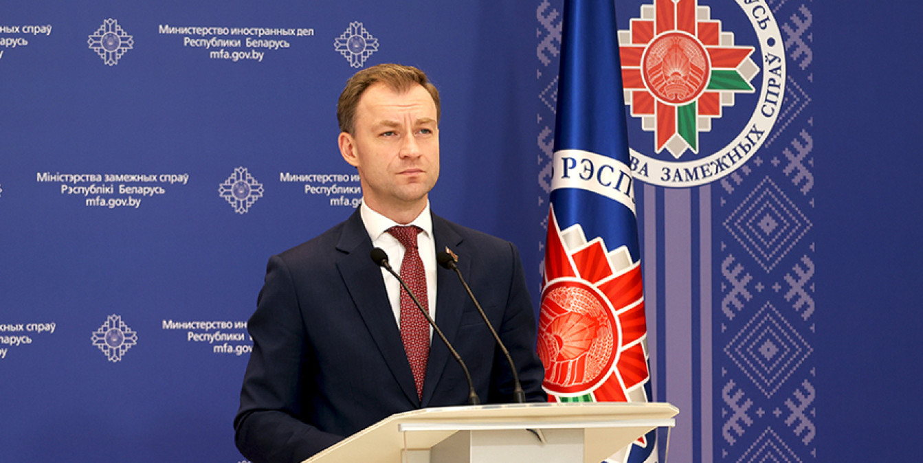 Пресс-секретарь Министерства иностранных дел Беларуси Руслан Варанков