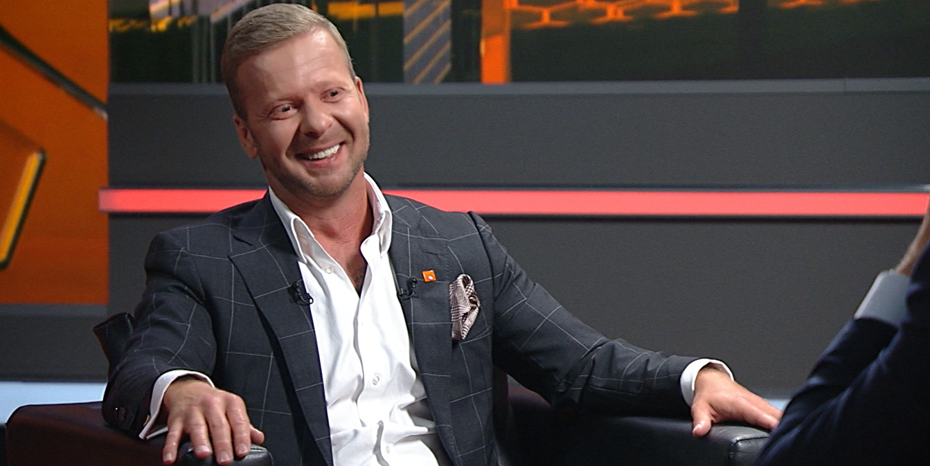 Латвийский оппозиционный политик Алексей Росликов в эфире ОНТ