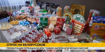 Минсельхозпрод провел презентацию потенциала АПК для глав дипмиссий