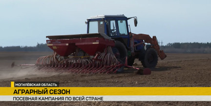 На Могилевщине яровыми культурами засеяли уже более половины площадей