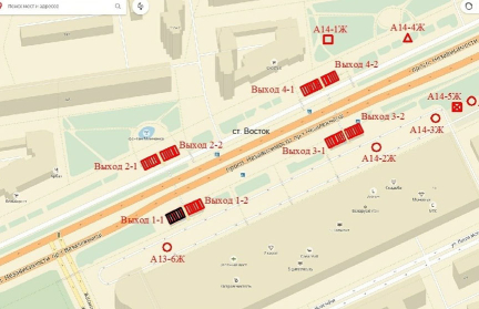 С 28 по 31 июля будет закрыт один из выходов станции метро «Восток»