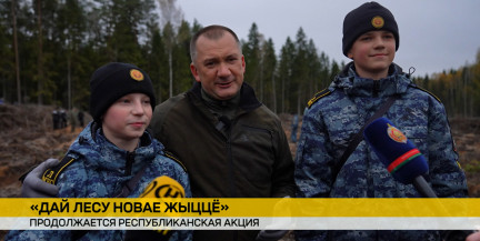 Сотрудники МВД и Верховного Суда присоединились к акции «Дай лесу новае жыццё»