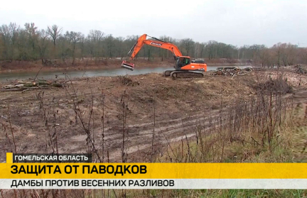 Гомельская область закрывает опасные точки на карте паводков