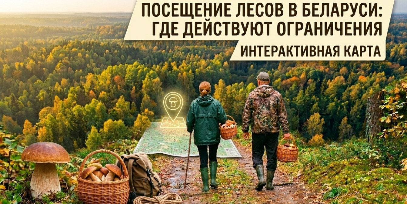 Посещение леса в Беларуси
