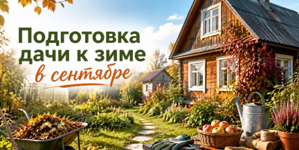 Подготовка дачи к зиме в сентябре: какие работы в саду и огороде нужно обязательно сделать до первых заморозков