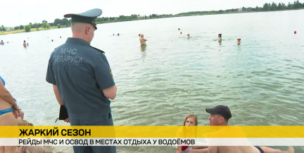 Аномальная жара добавила работы спасателям: на Могилевщине удалось спасти восемь человек