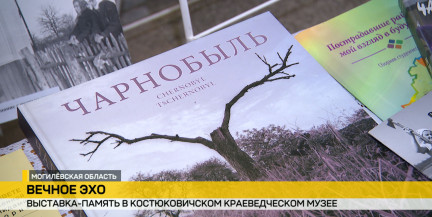 Выставка «Вечное эхо Чернобыля» открылась в краеведческом музее Костюковичей