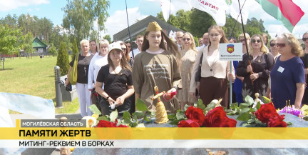 Память жертв карателей почтили в мемориальном комплексе деревни Борки