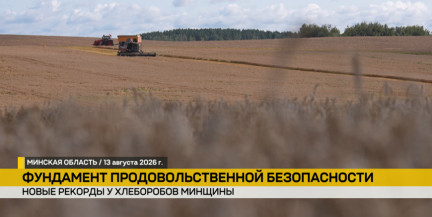Новые рекорды Минщины: экипажи-шеститысячники Клецкого района берут максимумы на жатве