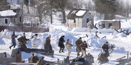 Битва за Москву и реконструкция боя Афганской войны. На «Линии Сталина» прошел военно-исторический праздник