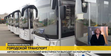 Более 800 новых автобусов и троллейбусов вышли на маршруты Беларуси в 2025 году