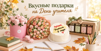 Вкусные подарки на День учителя: варианты и цены в Минске