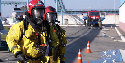 МЧС и «Беларуськалий» провели учения по ликвидации технологических аварий