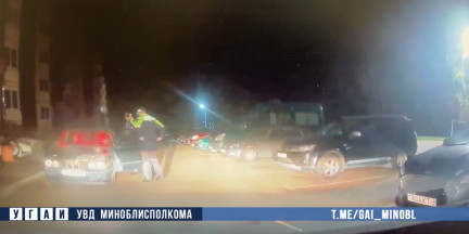 Пьяный бесправник на шумном BMW попался в Новоселье