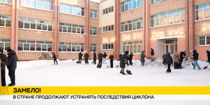 Вышли и стар, и млад. Как в Минске борются со снежной стихией – сюжет ОНТ