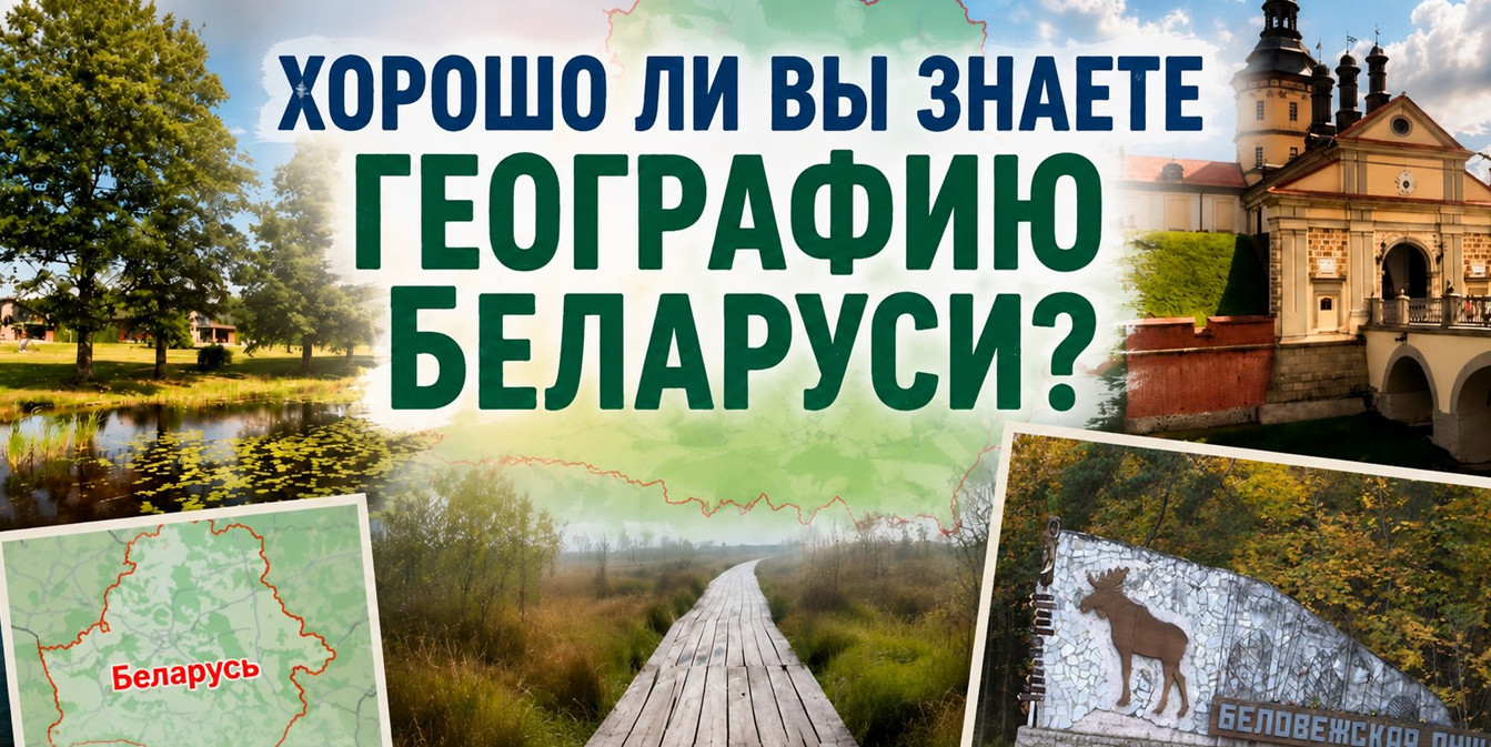 тест на знание географии Беларуси