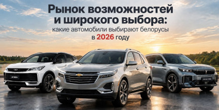 Рынок возможностей и широкого выбора: какие автомобили выбирают белорусы в 2026 году