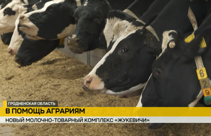 В Гродненском районе открыли молочно-товарный комплекс «Жукевичи»