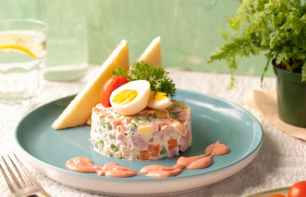 ТОП-4 заправки для новогодних салатов: заменяем майонез