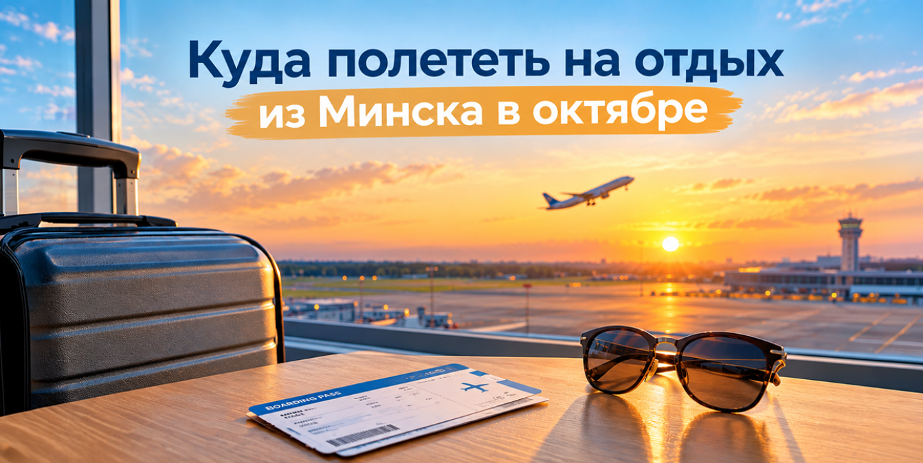 Куда полететь на отдых из Минска в октябре 2026 года без визы