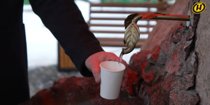 В санатории «Ружанский» состоялось открытие бювета минеральной воды