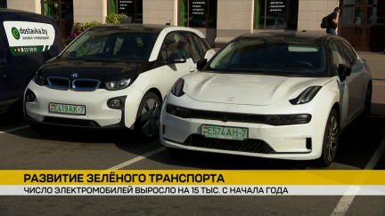 Парк электромобилей в Беларуси с начала года вырос на 15 тысяч машин