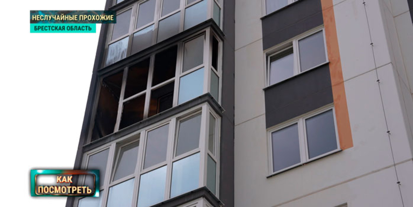 В Барановичах трое маленьких детей оказались заблокированы в горящей квартире, пока родители были в магазине