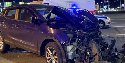 Три человека пострадали после ночного ДТП в Минске