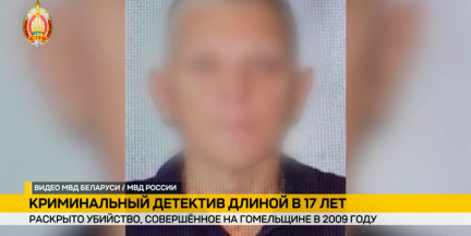 Правоохранители раскрыли убийство на Гомельщине 17-летней давности