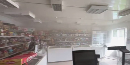 В Лиозно произошел пожар в магазине на улице Ленина