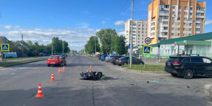 В Калинковичах мотоциклист погиб в ДТП с легковым автомобилем
