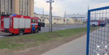 В центре олимпийской подготовки Минска произошло загорание