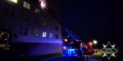 В Гродно произошел пожар в больнице: 11 человек спасены, еще 254, 10 из которых дети, эвакуированы